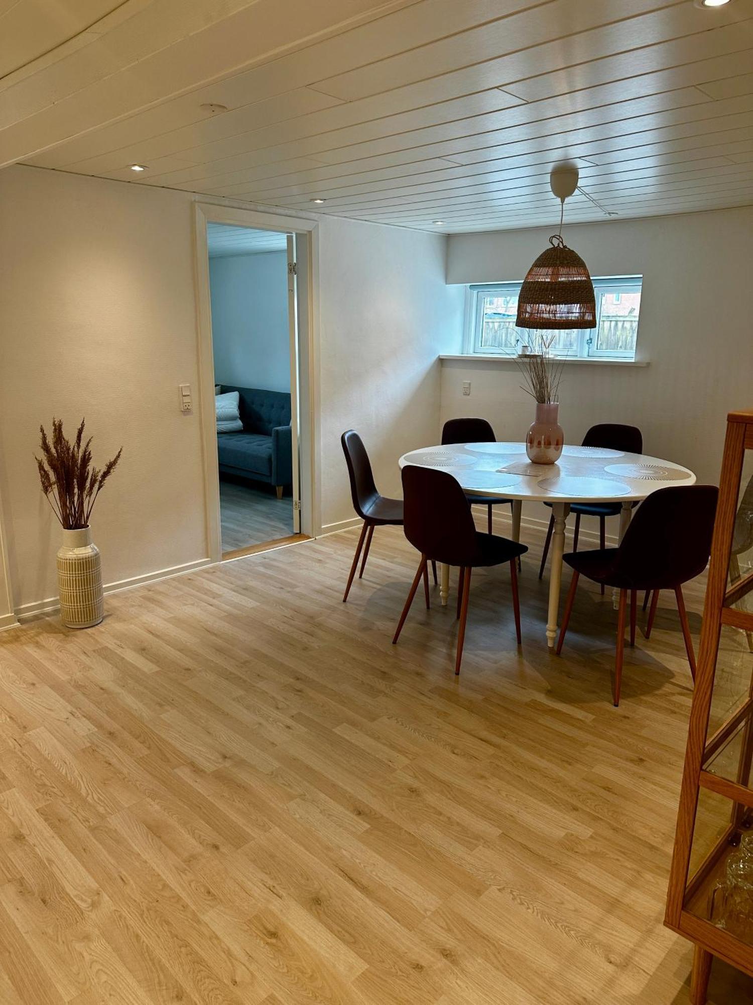 Skon Lejlighed Med Egen Terrasse Og Have Taet Pa Centrum I سكاغن المظهر الخارجي الصورة